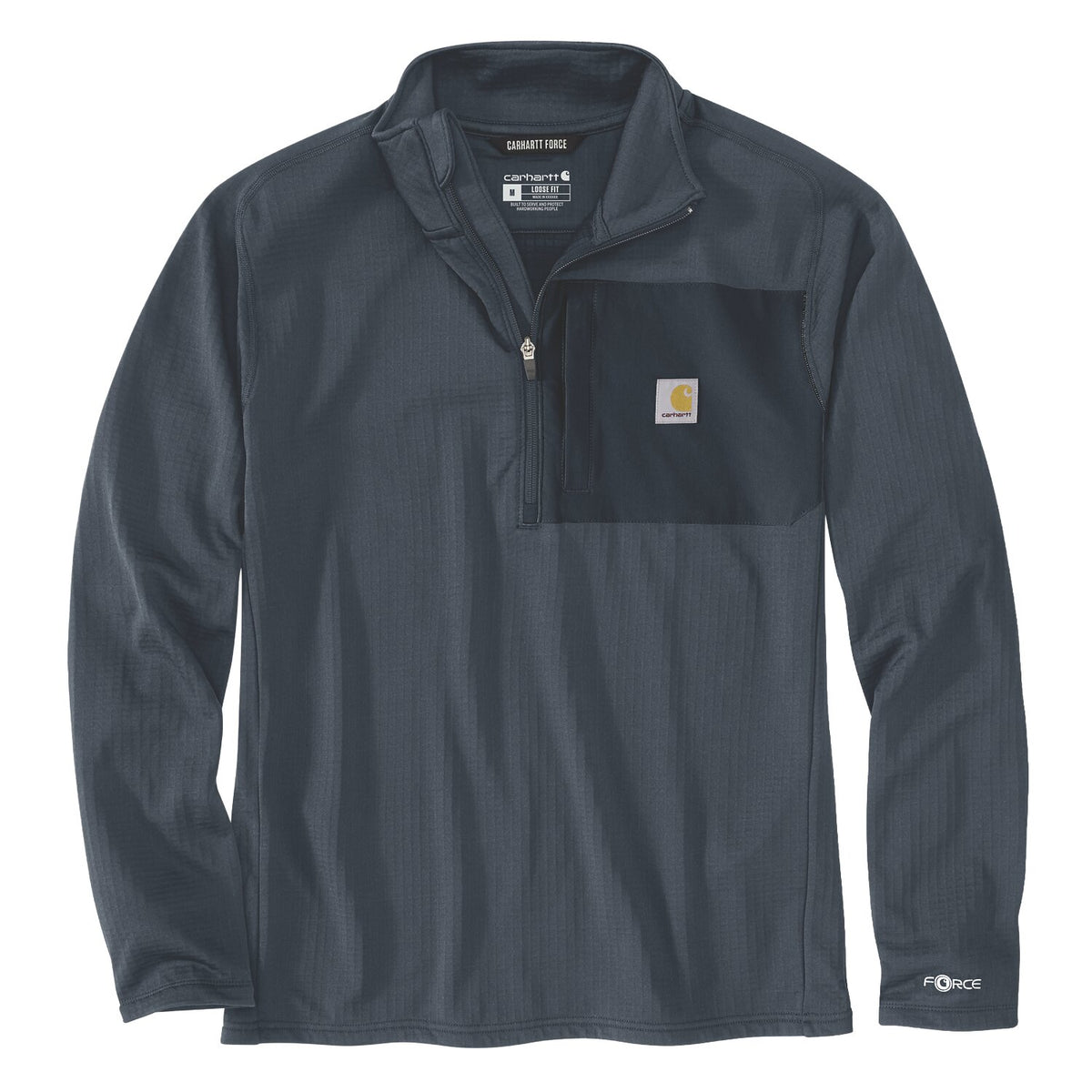Carhartt Force™ Mock sweatshirt smoke blue