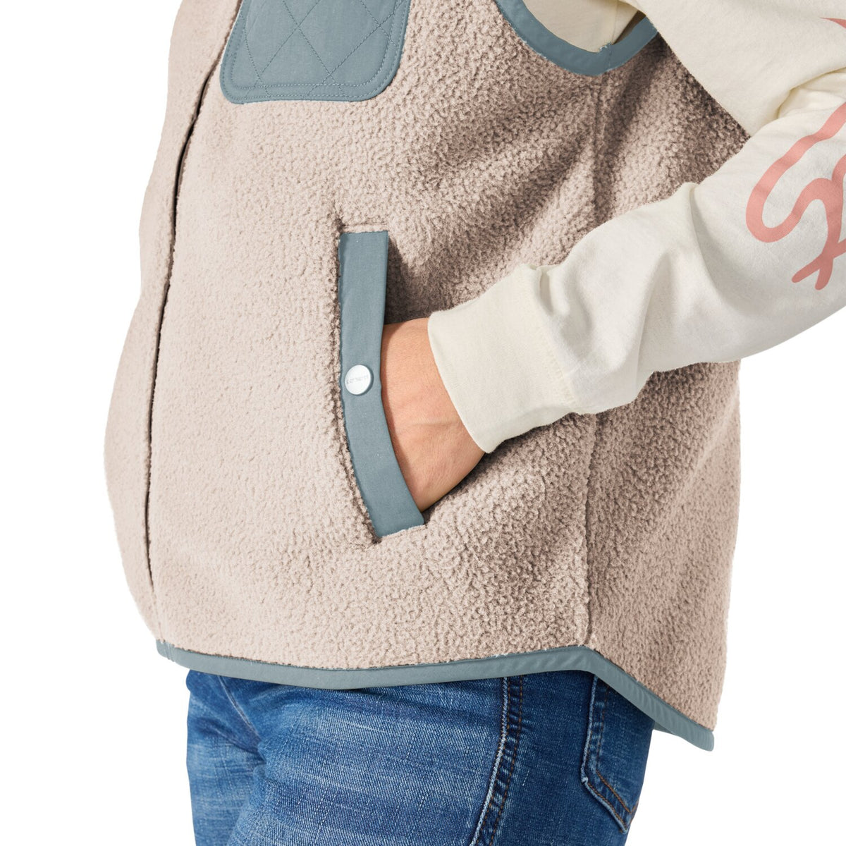 Carhartt Sherpa Fleece vest gray dunes