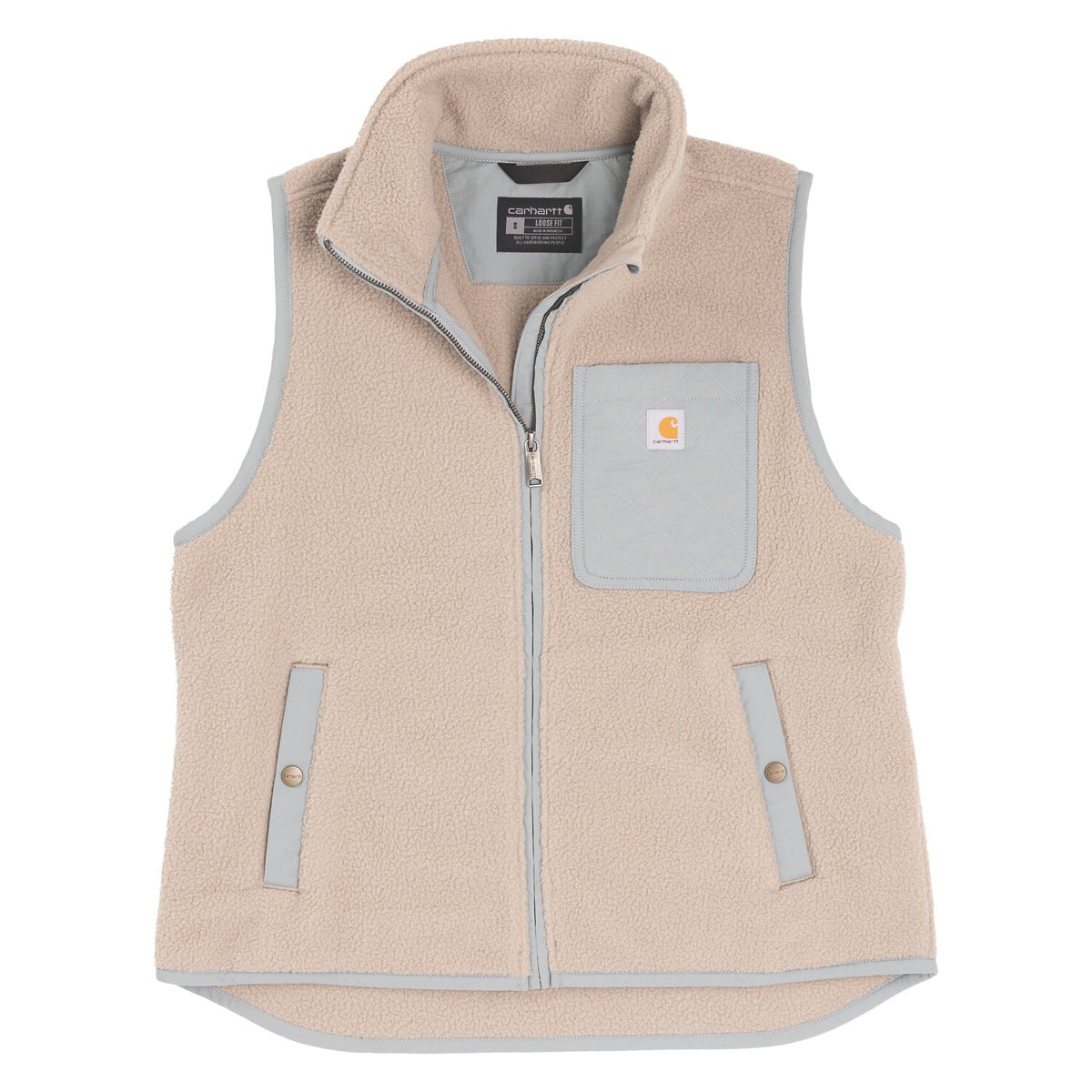 Carhartt Sherpa Fleece vest gray dunes