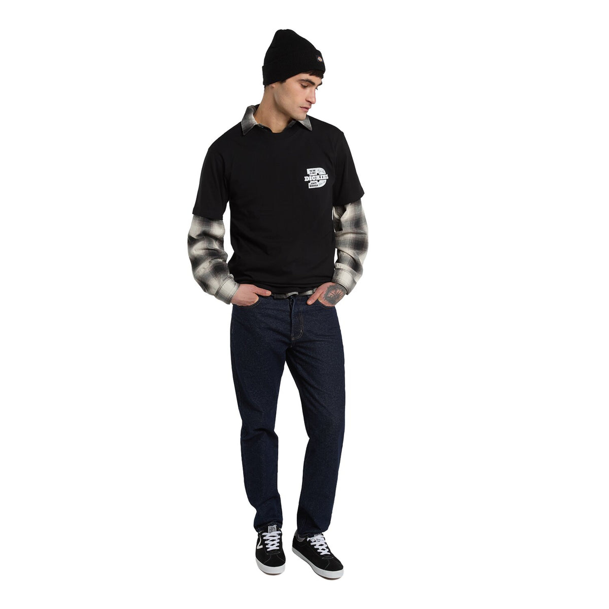 Dickies Gulfport Flannel shirt black