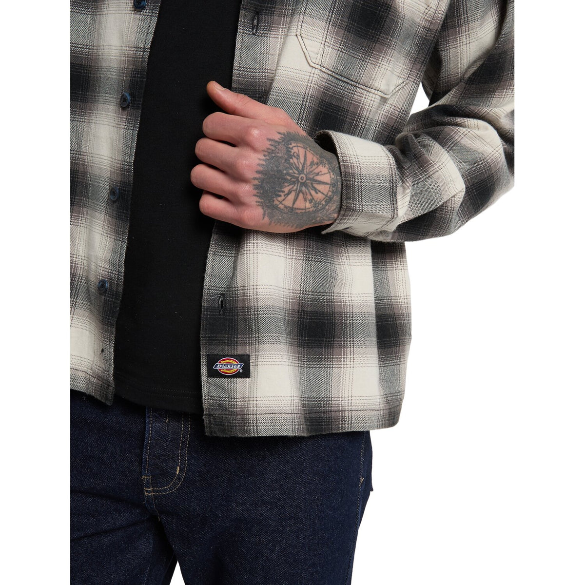 Dickies Gulfport Flannel shirt black