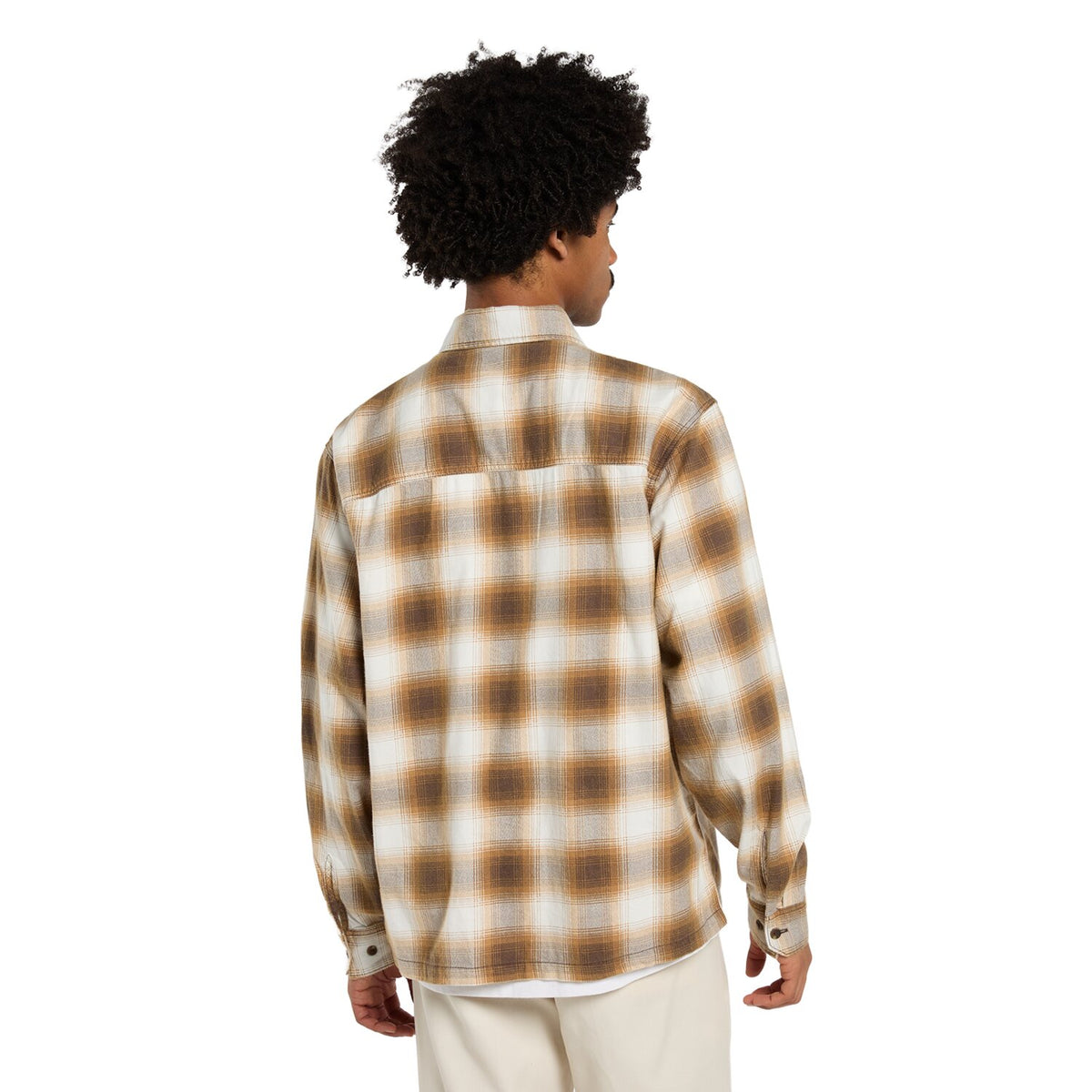 Dickies Gulfport Flannel shirt chocolate brown
