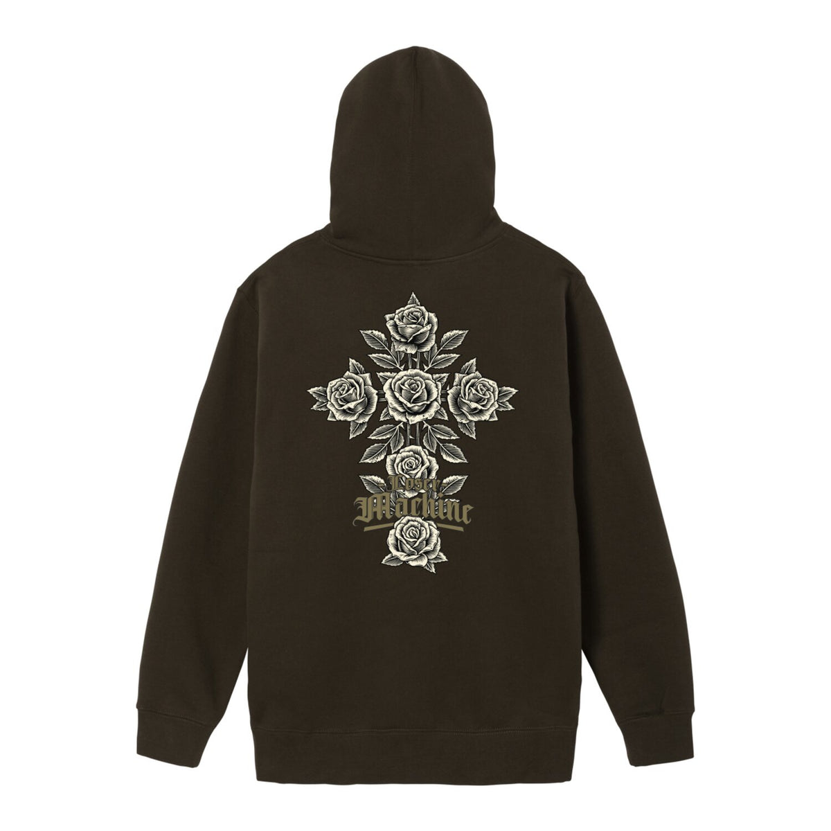 Loser Machine Rose Bush hoodie vest brown