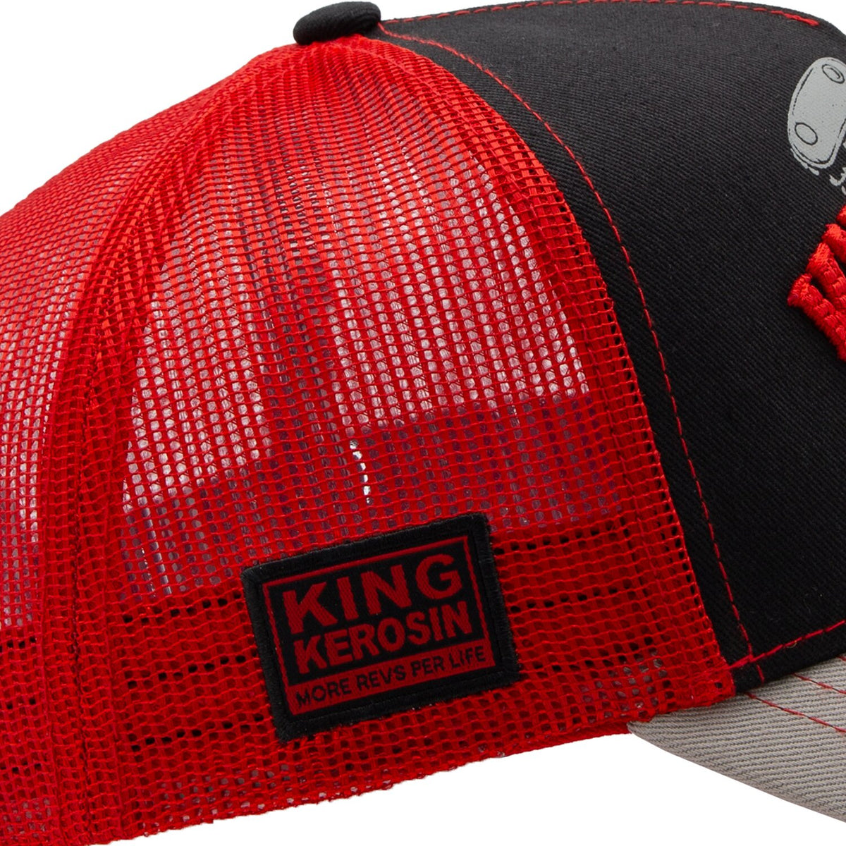 King Kerosin knucklehead cap black/red