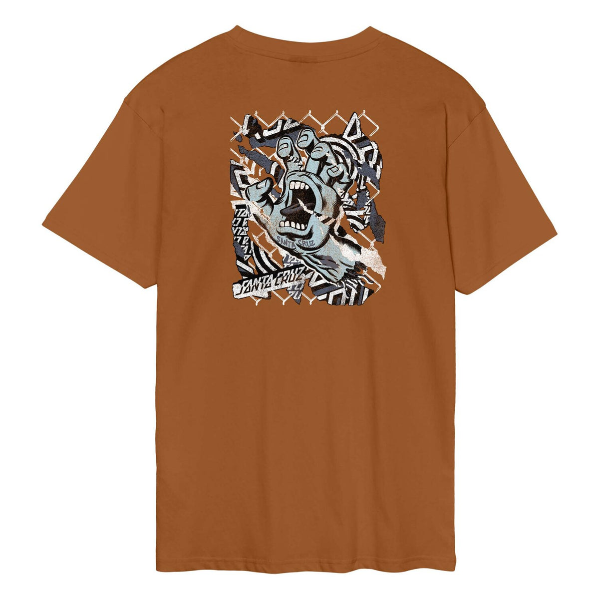 Santa Cruz Damaged Hand t-shirt rust