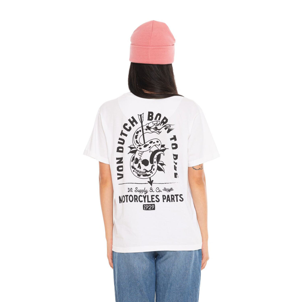 Von Dutch Fleche female t-shirt white