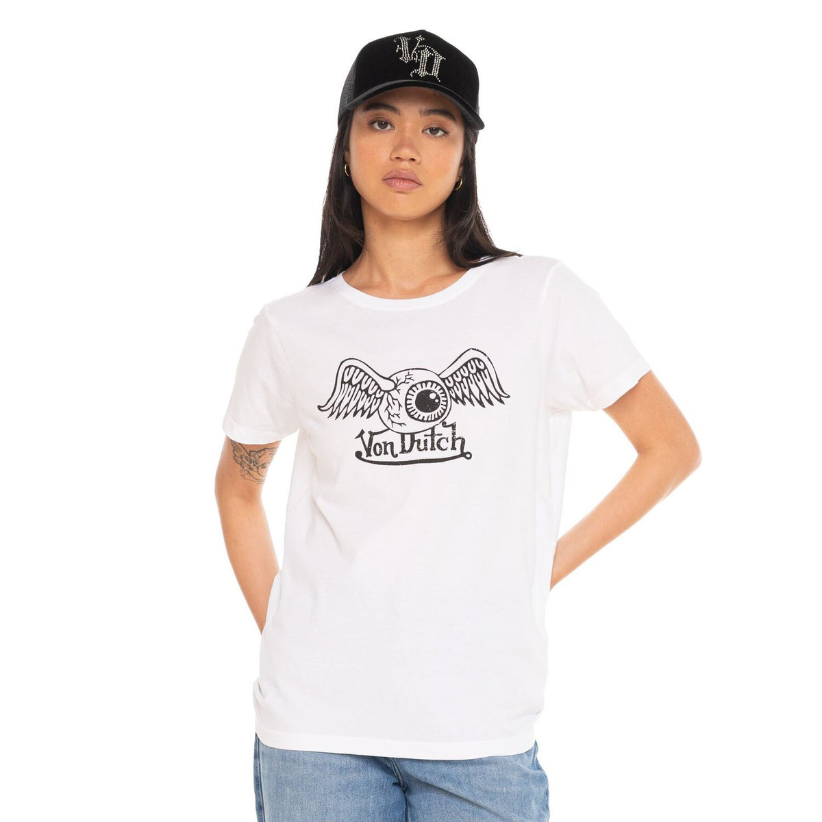 Von Dutch Retro female t-shirt white