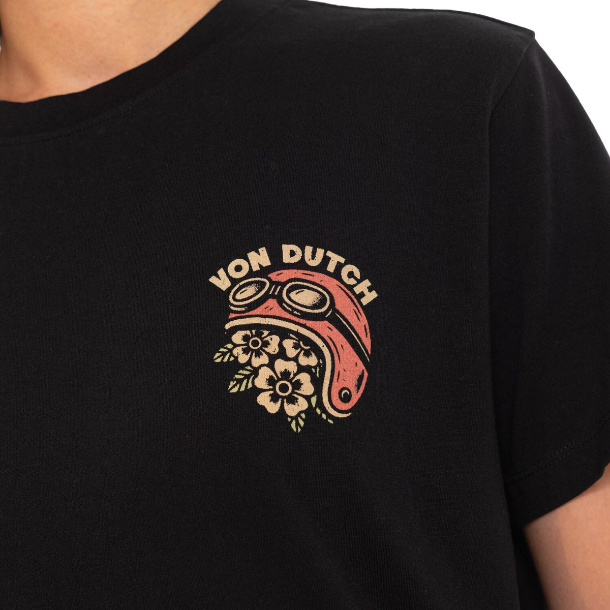Von Dutch Smoke female t-shirt black