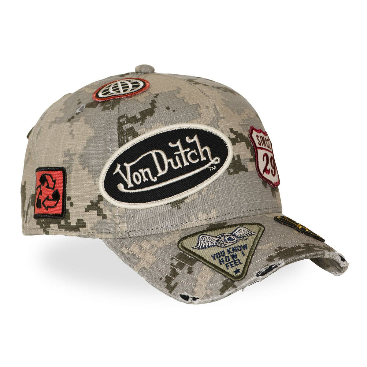Von Dutch Camo sand cap