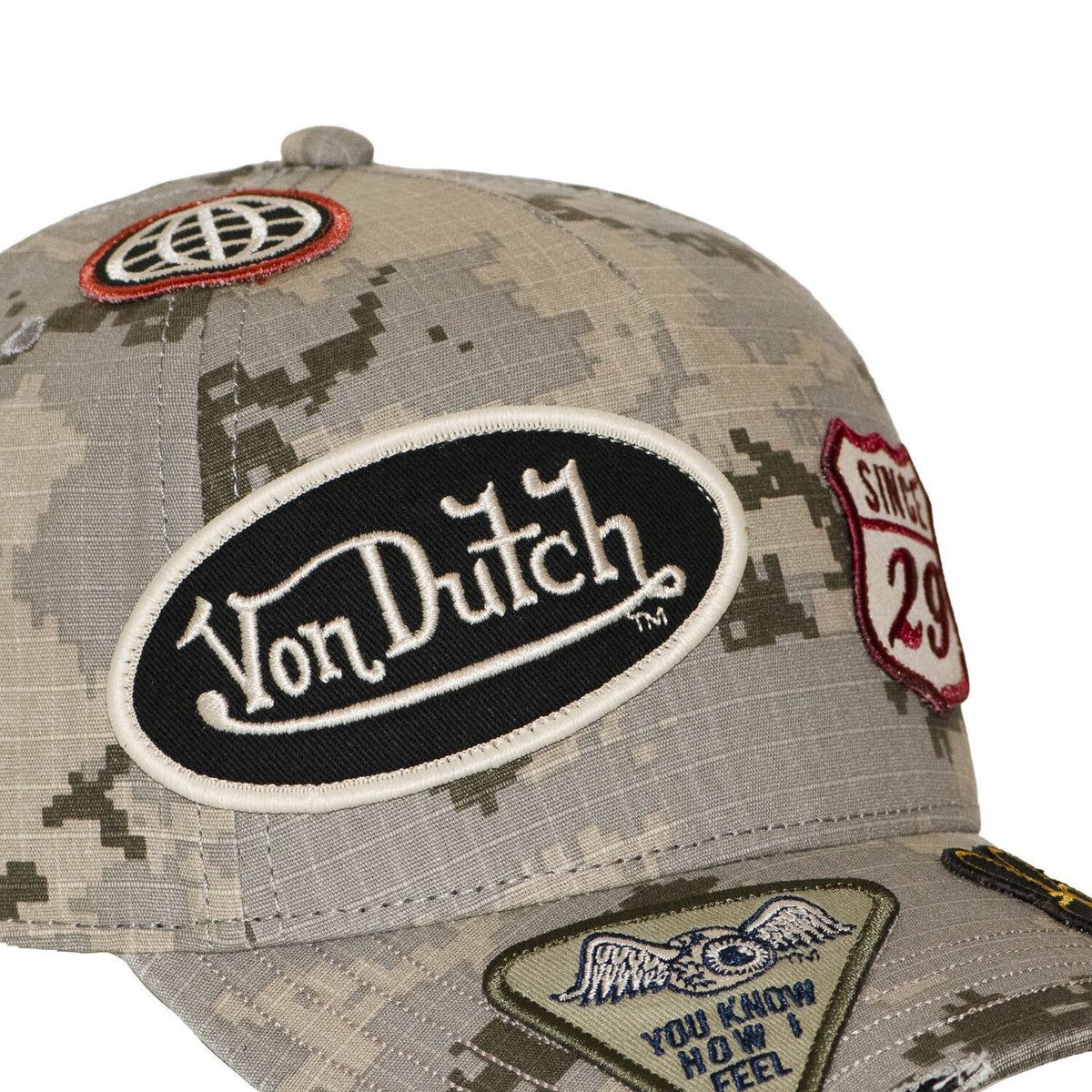 Von Dutch Camo sand cap