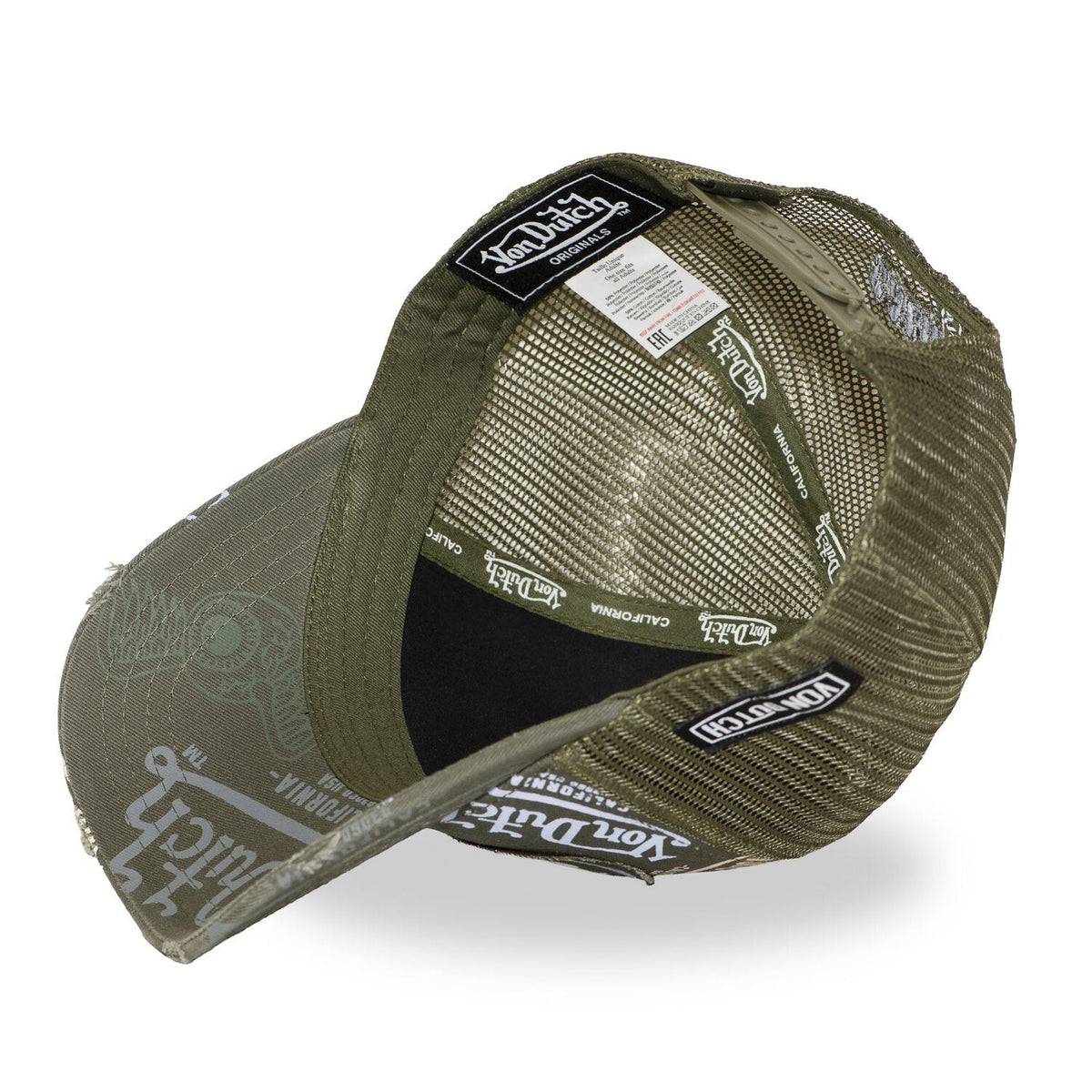 Von Dutch Café olive cap