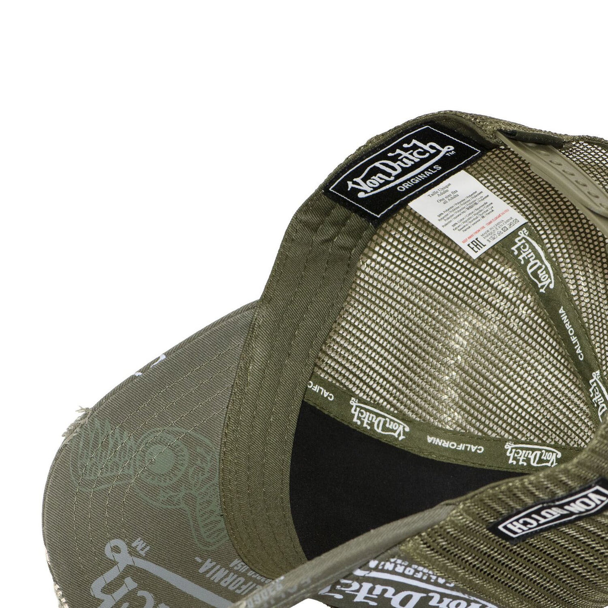 Von Dutch Café olive cap
