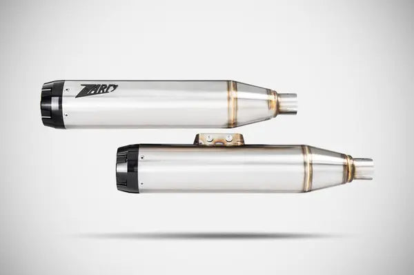 Zard Overlapped Slip-Ons Muffler for HD-HERITAGE CLASSIC — ZHD036S10SAO
