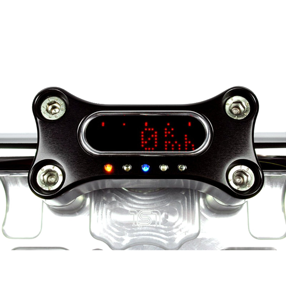 Motogadget, MSM handlebar top clamp. 22mm. Black