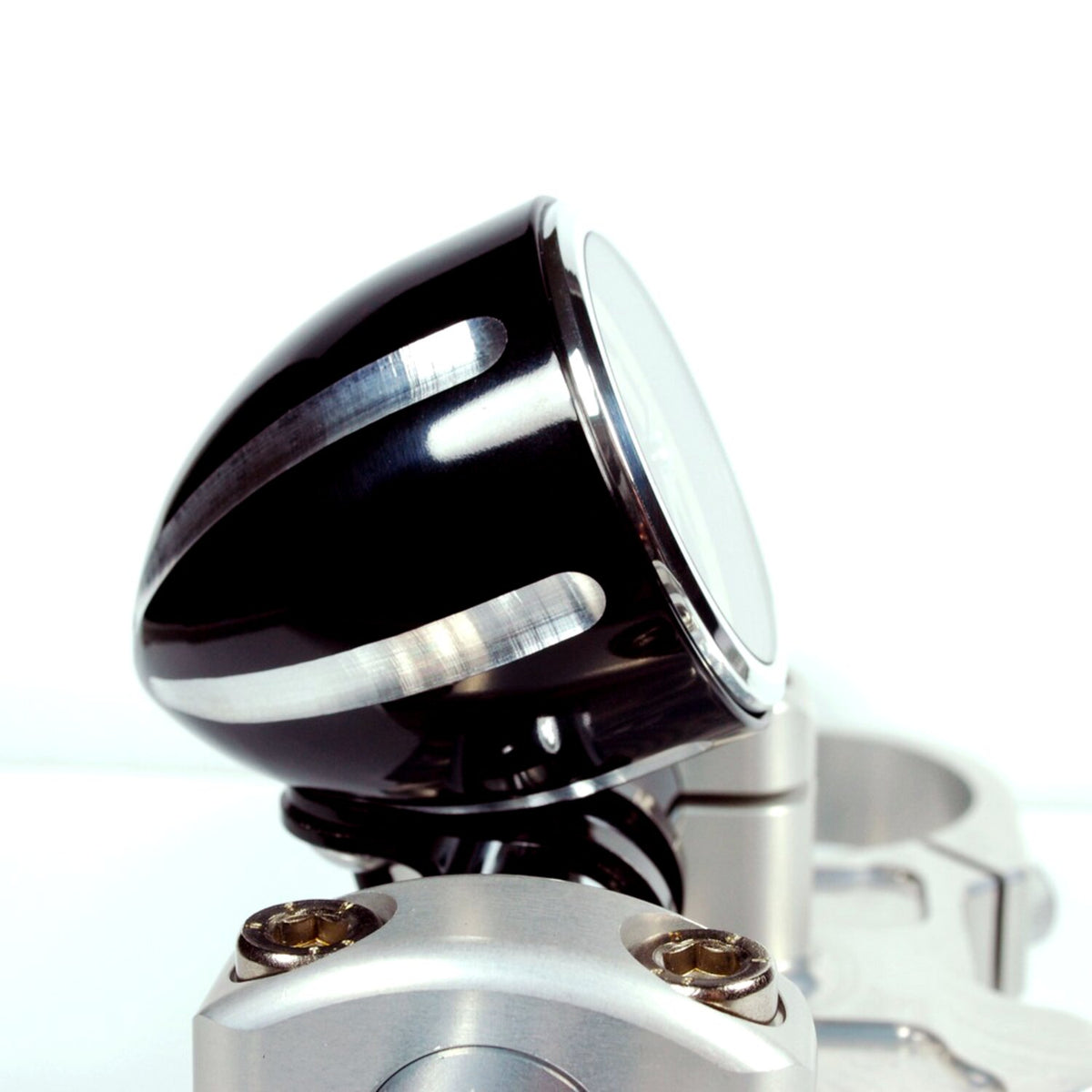 Motogadget, Tiny mount cup 'Grooved' 22mm. Black CC