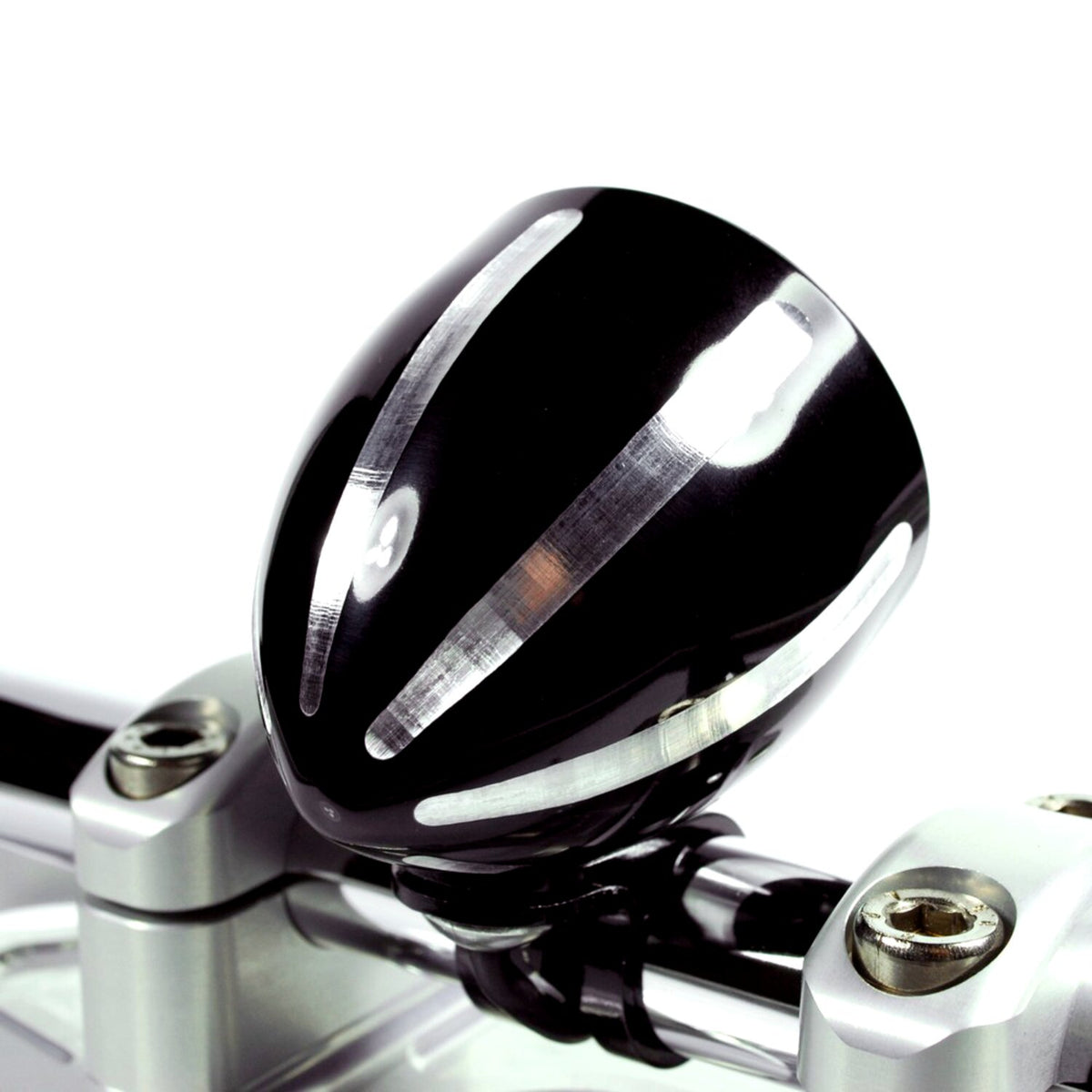 Motogadget, Tiny mount cup 'Grooved' 22mm. Black CC