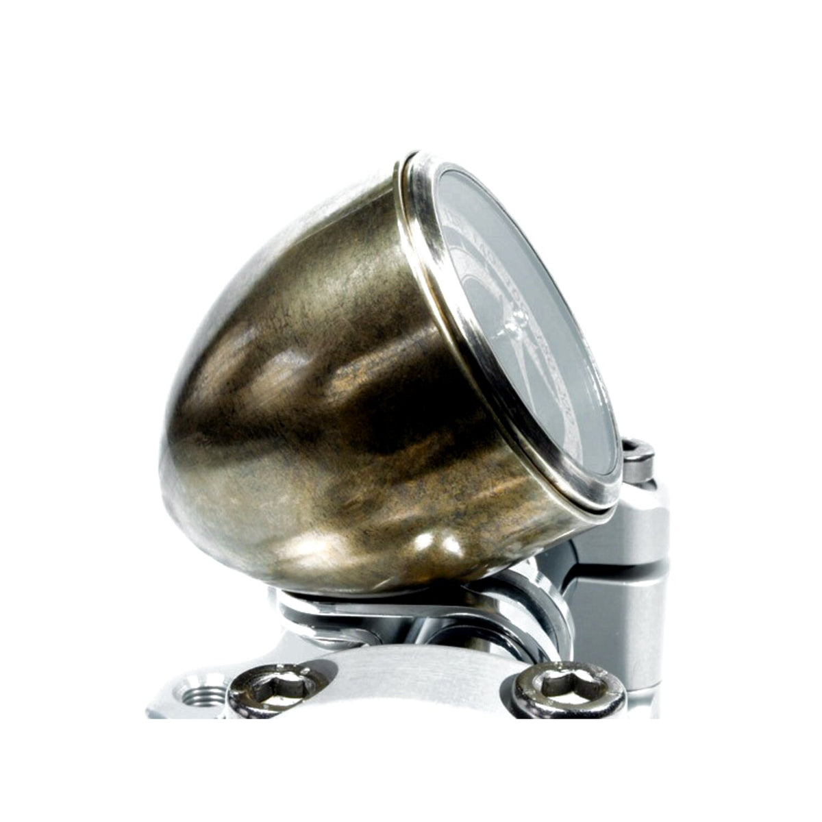 Motogadget, Tiny mount cup 'Vintage Brass' 22mm. Black