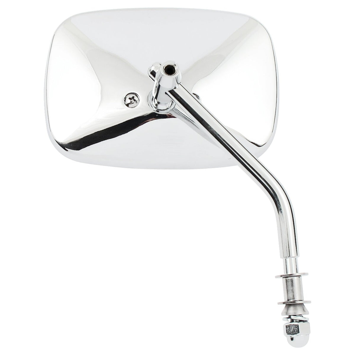 OEM style replacement mirror. Chrome