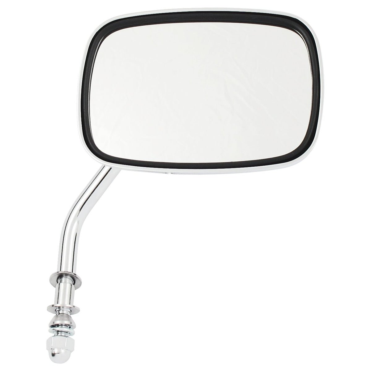 OEM style replacement mirror. Chrome