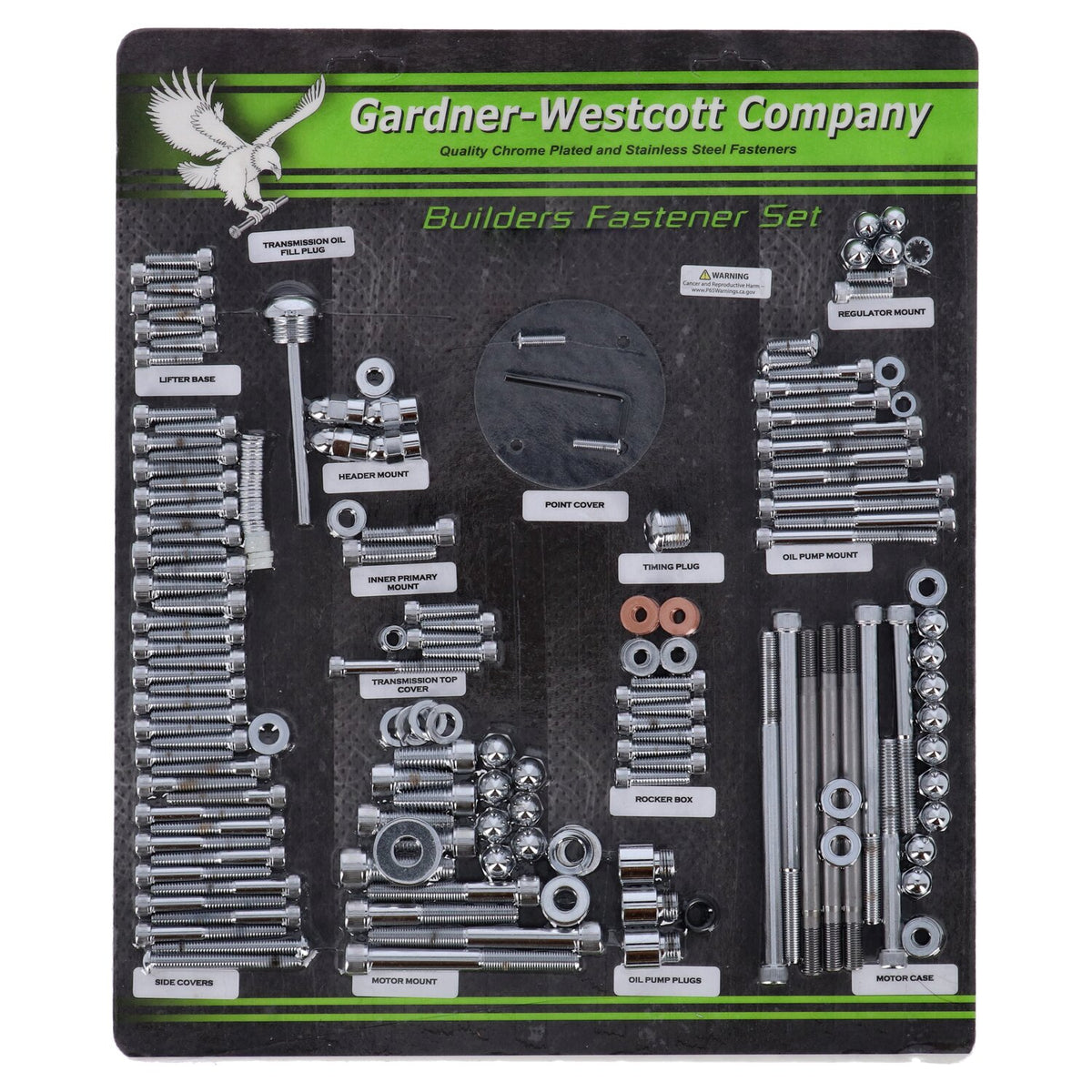 Builders fastener set, allen