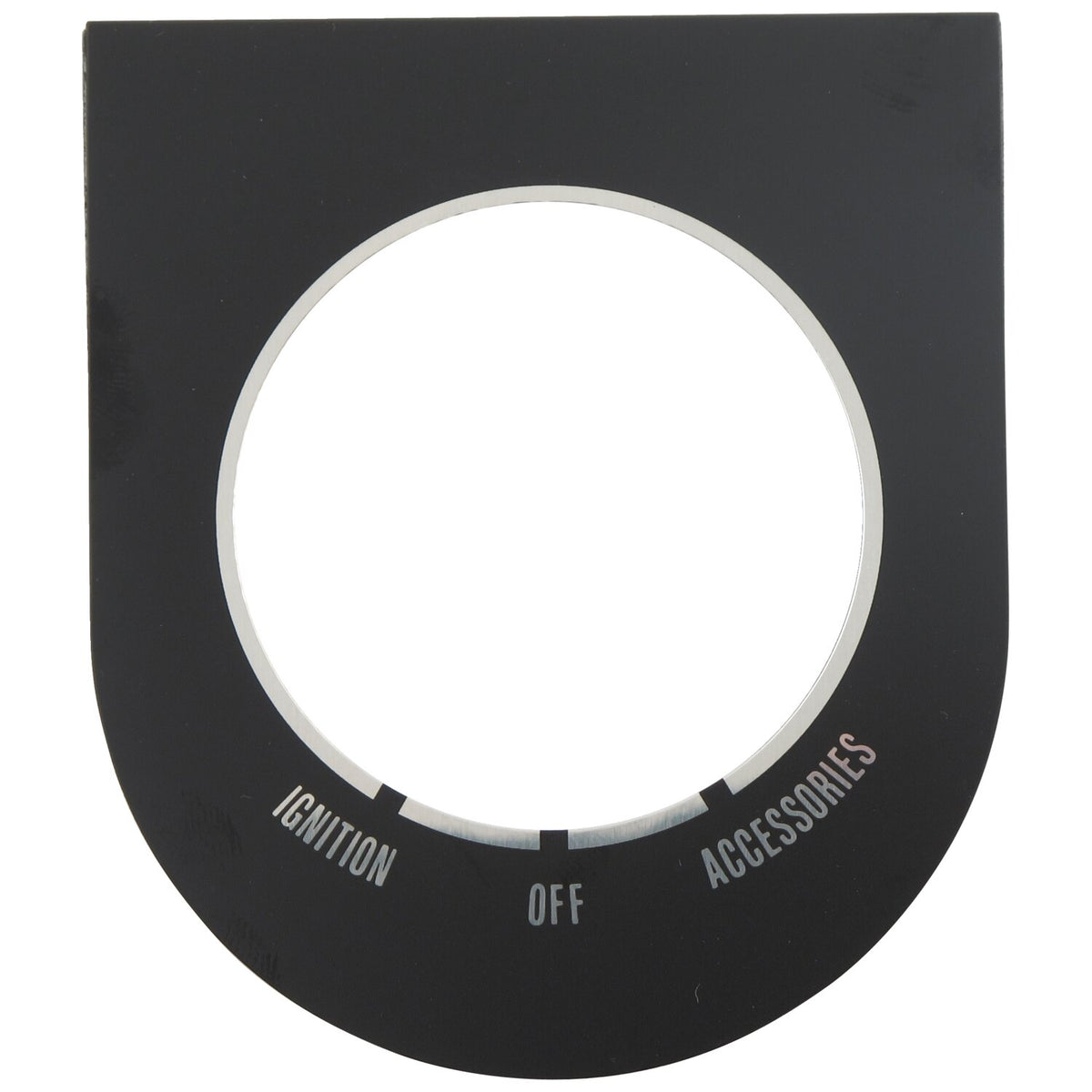Ignition switch decal