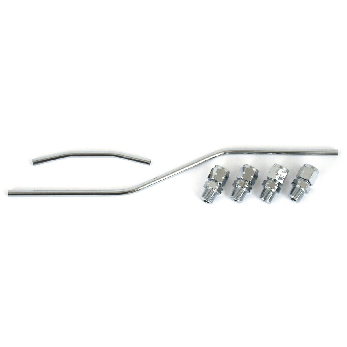 Shovel rocker box oil line kit. Chrome