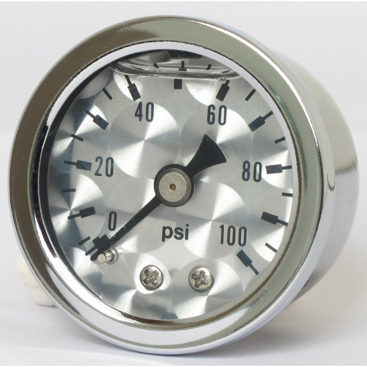 Marshall oil pressure gauge, 0-100 PSI. Stainless housing