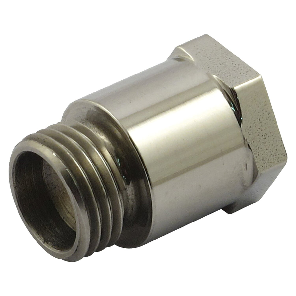 Streethogs, 1/8 NPT oil gauge adapter. Stainless