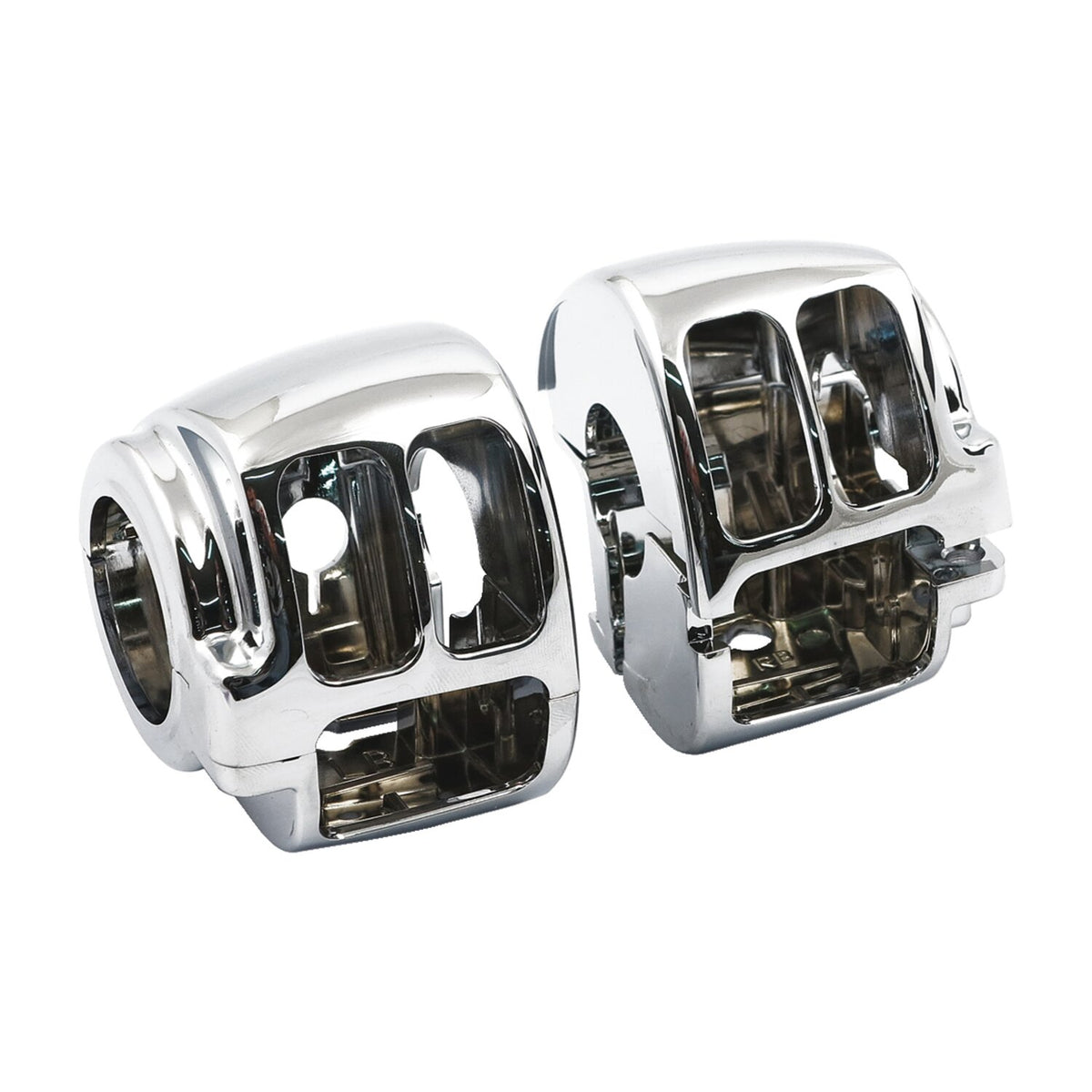 Switch housing set. Chrome