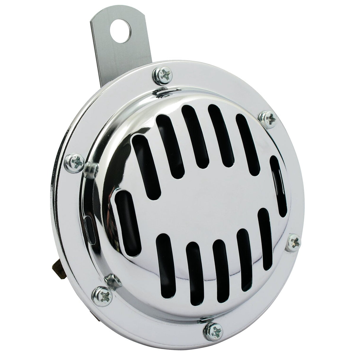 Custom disc horn. 101mm. high tone. Chrome