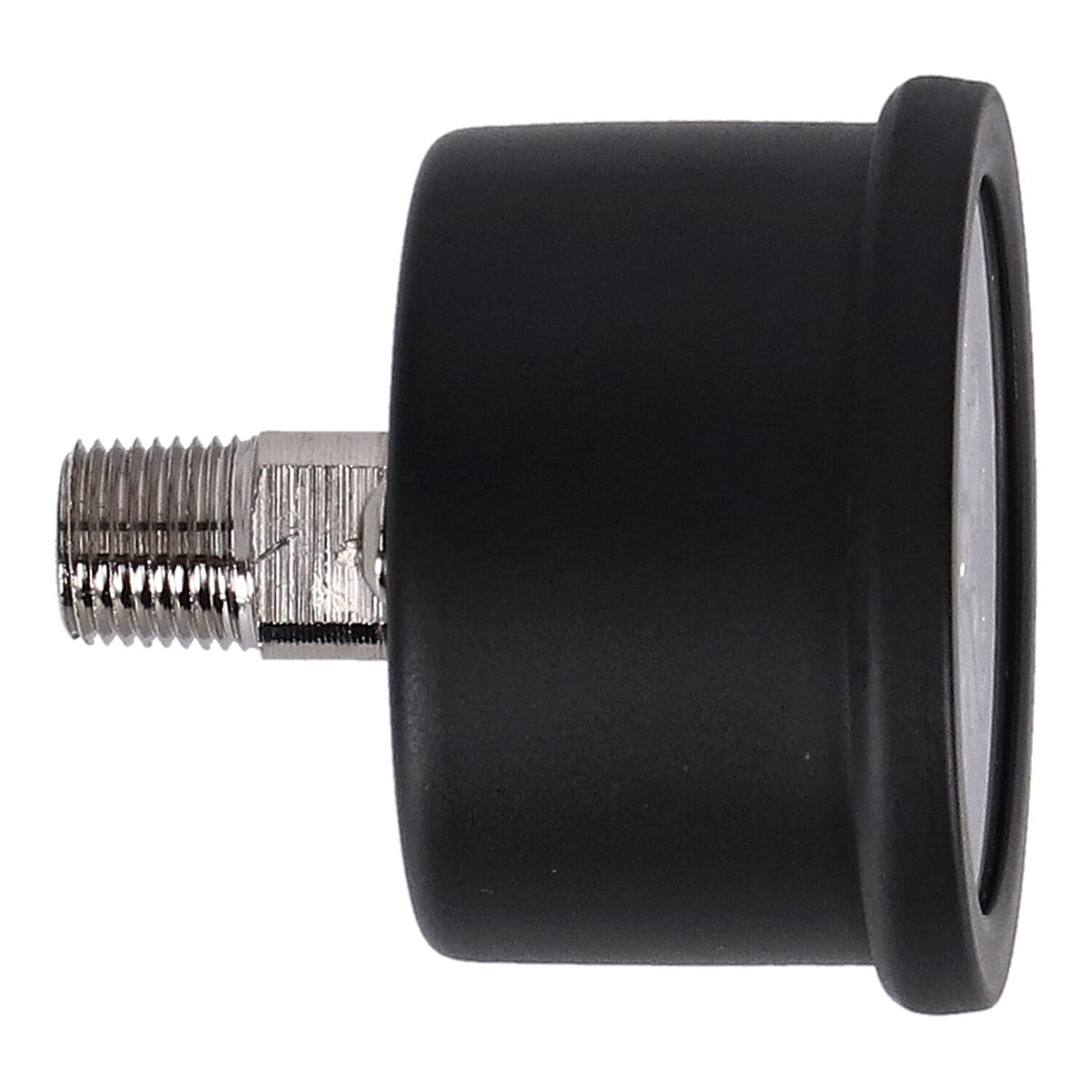 Marshall oil pressure gauge, 0-60 PSI. Black housing
