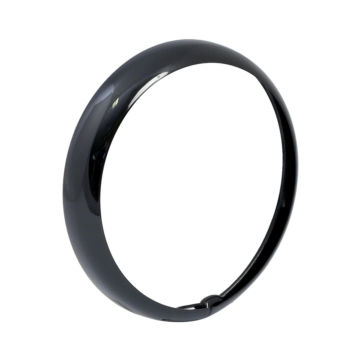 Outer trim ring, 7" hydra headlamp. Gloss black