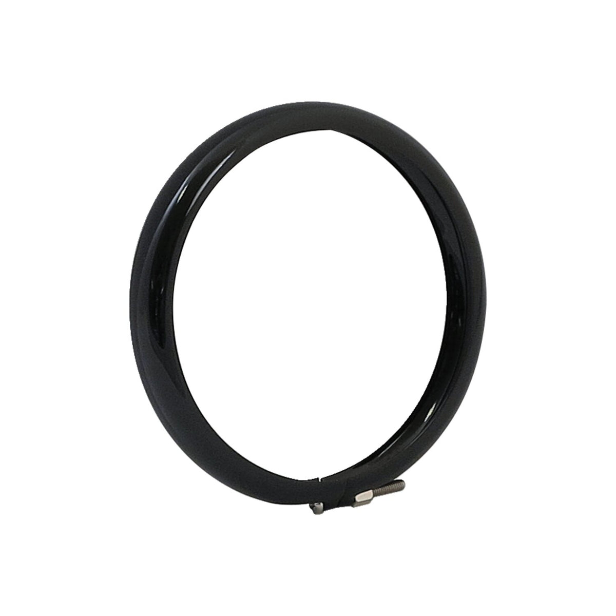 Bates style headlamp trim ring. 4-1/2". Gloss black