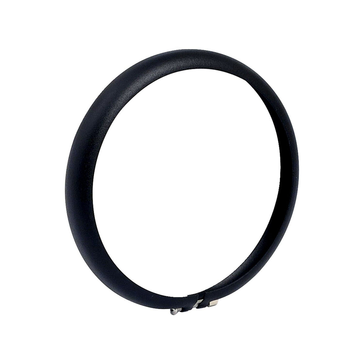 Headlamp trim ring. 5-3/4". Black wrinkle