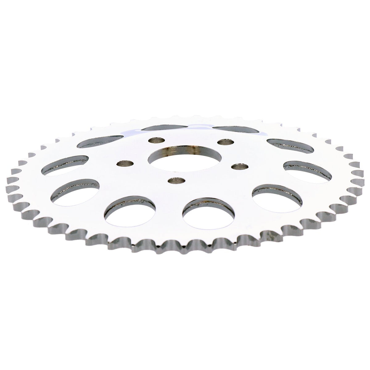 Rear sprocket, chrome. 47t