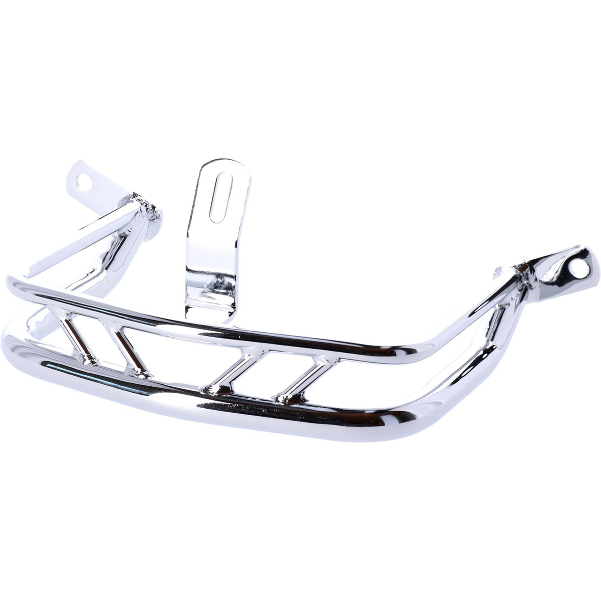 Touring fender rail, rear. Chrome