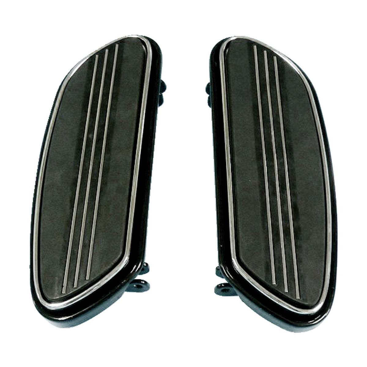 Runway rider floorboards, std. length. Black