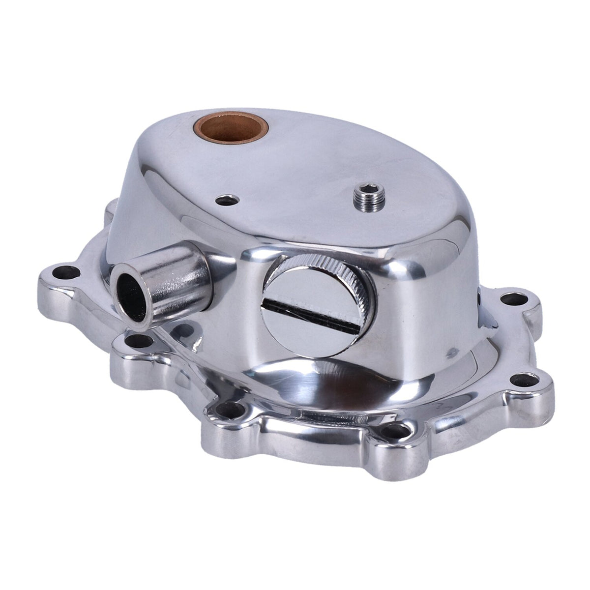 Transmission end cover. kickstart. Polished