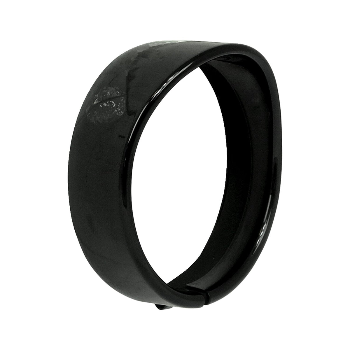 Recessed trim ring with visor. 5-3/4" headlamp. Gloss black