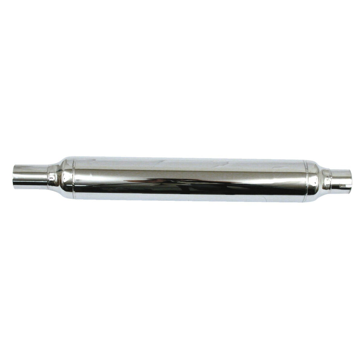 58-E78 OEM style Cigar type muffler 25" long chrome