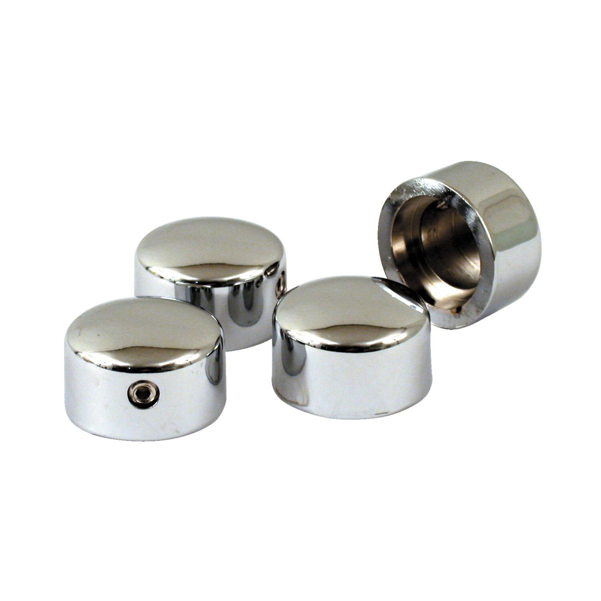 Head bolt cover kit. Smooth, chrome