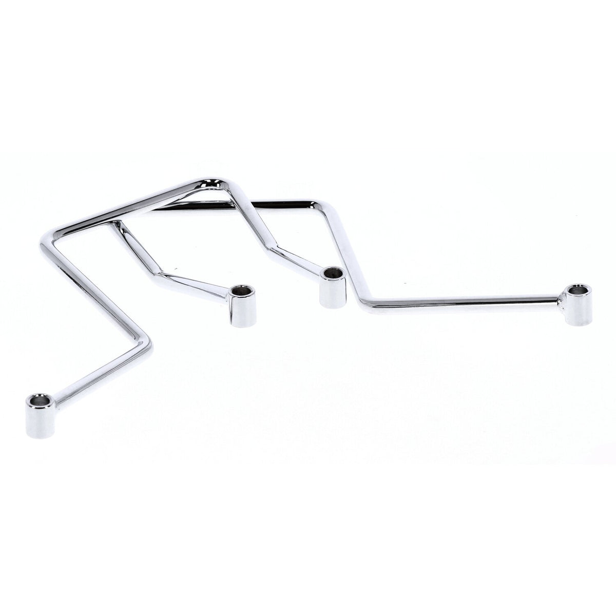 Saddlebag support kit. Chrome