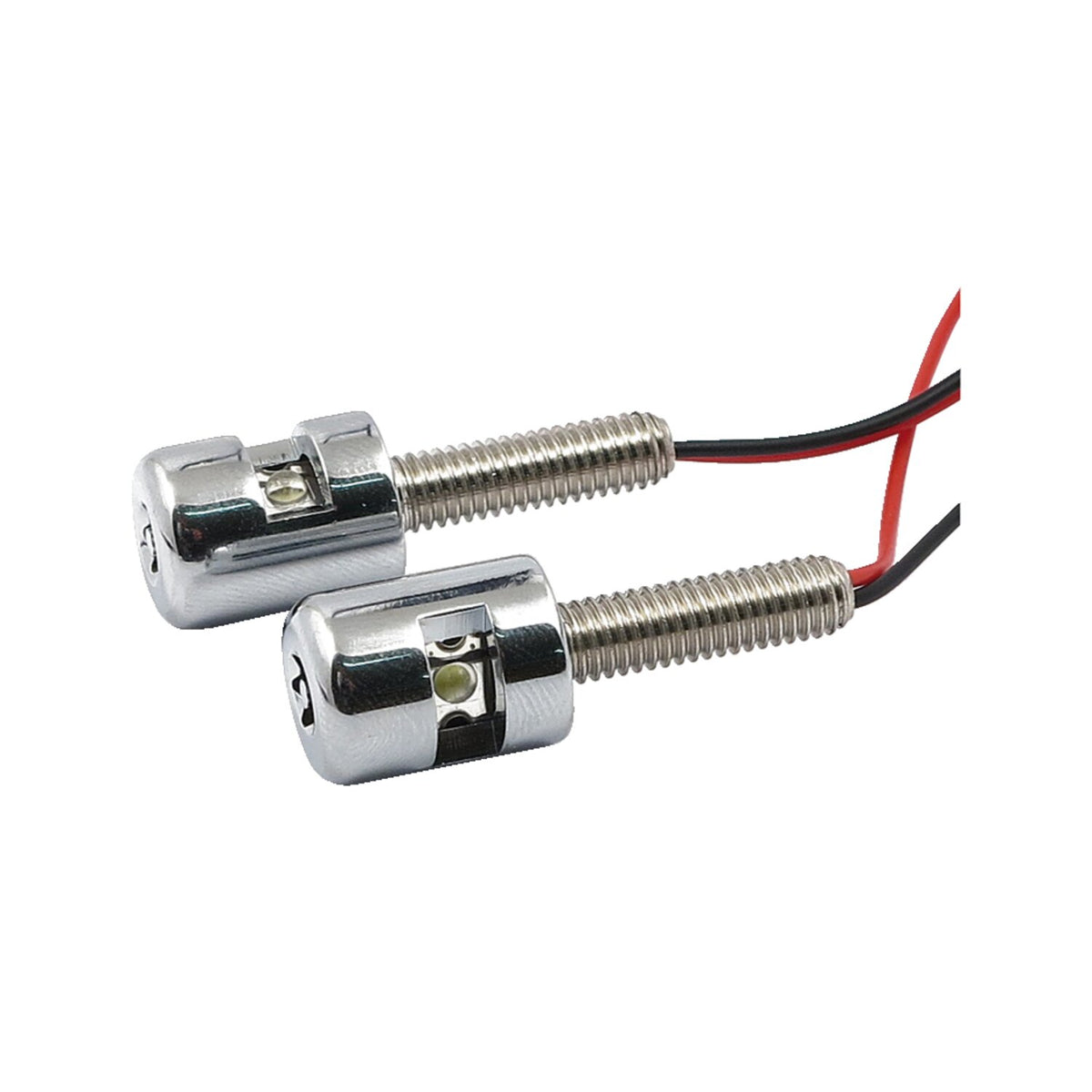 License plate light, LED. Chrome