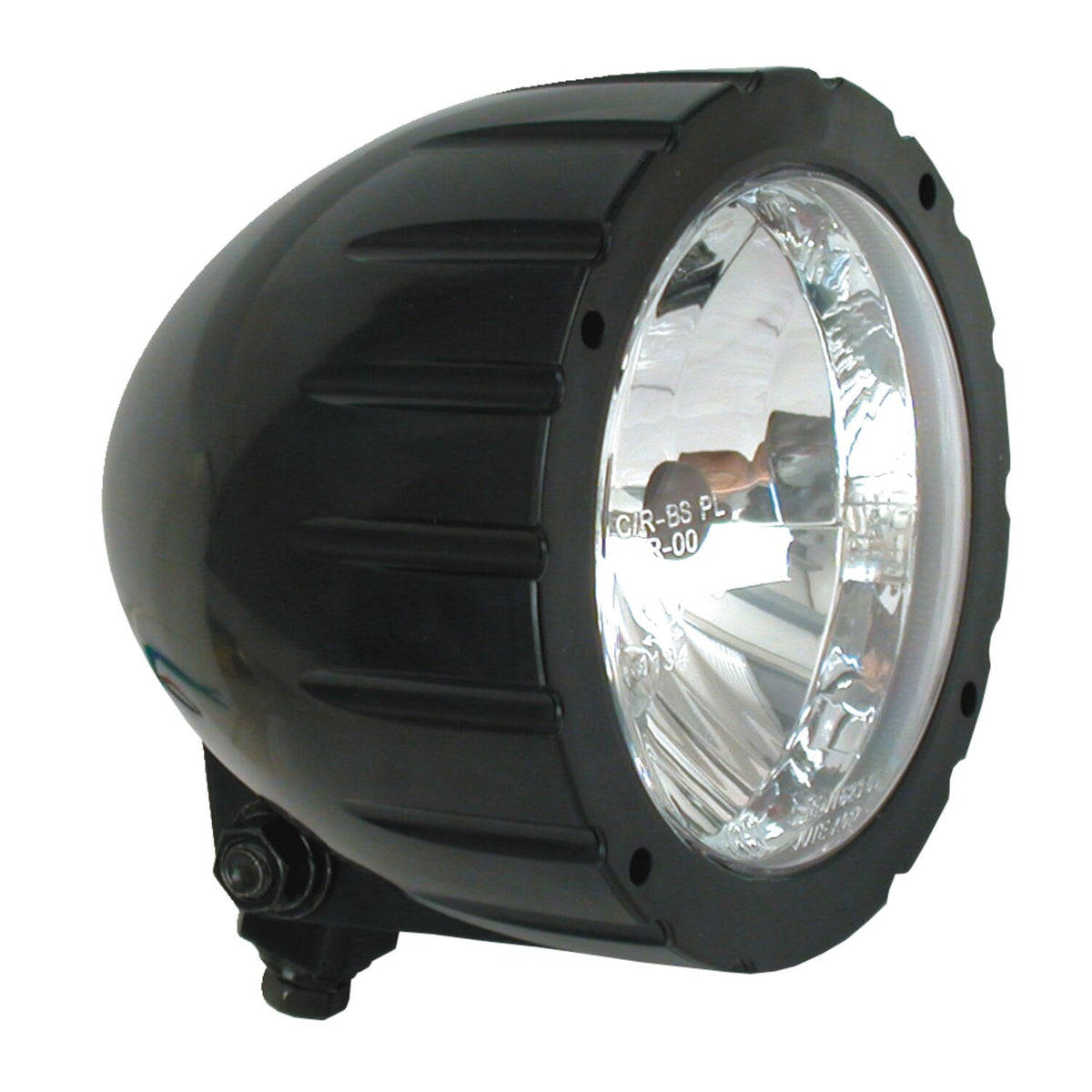 Abs 4-1/2" HS1 headlamp. grooved. Black