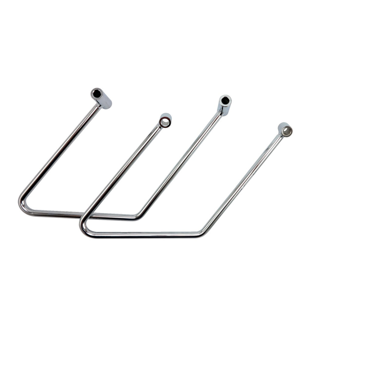 Saddlebag support kit. Chrome
