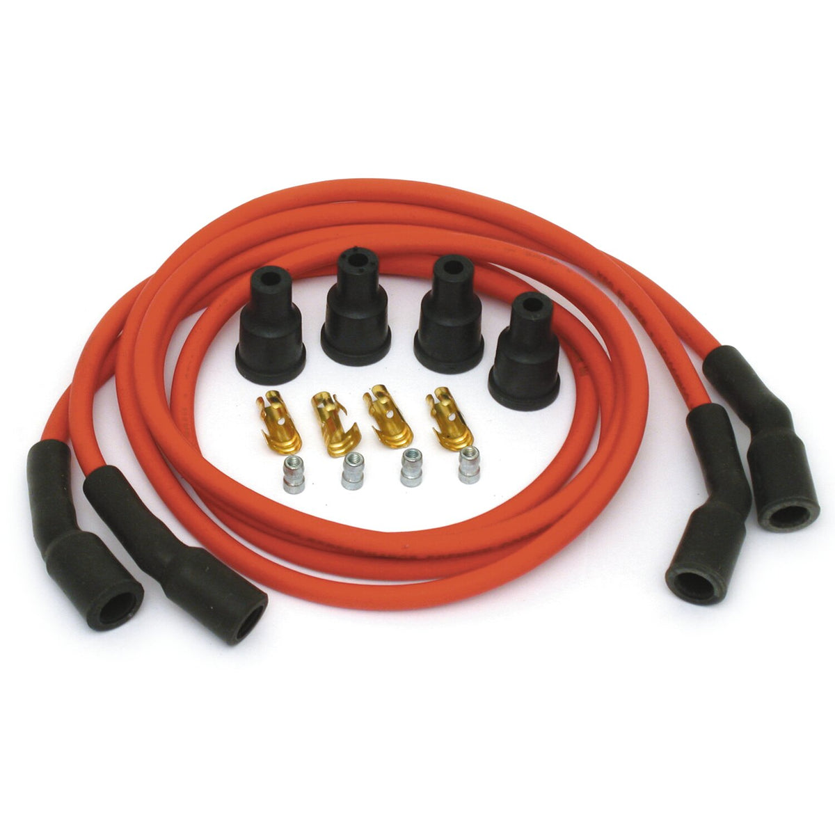 Dynatek, 7mm spark plug wire set. Red