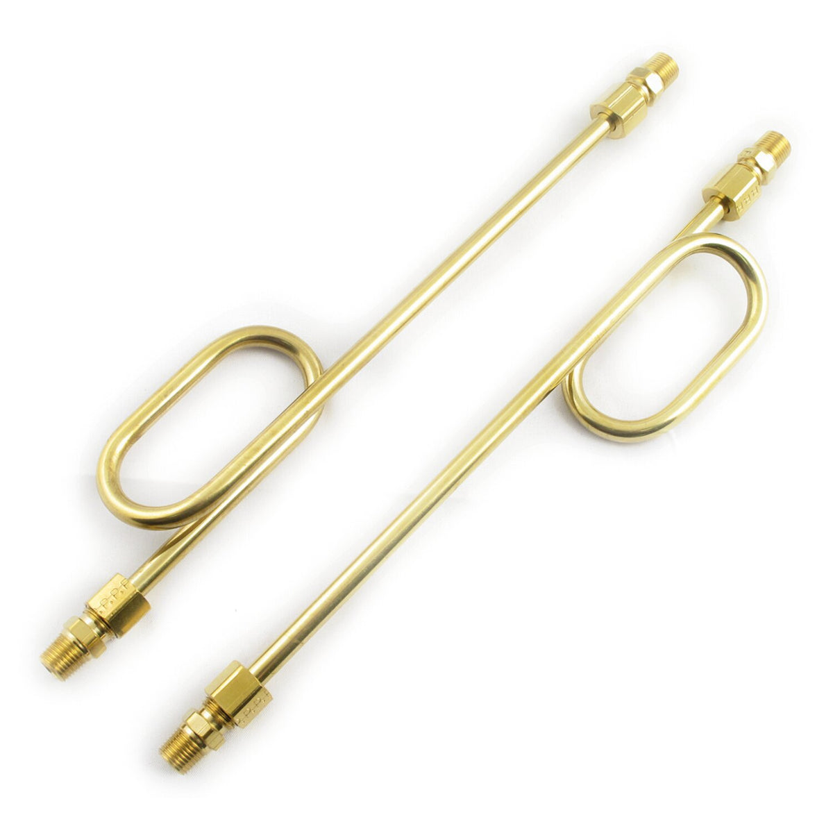 Paughco, 'Old STF' dual rocker box oil lines. Brass