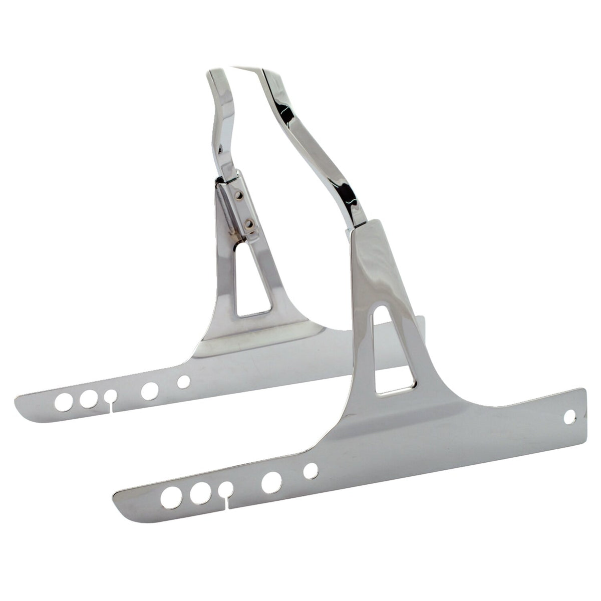 Sissybar side plates rigid mount