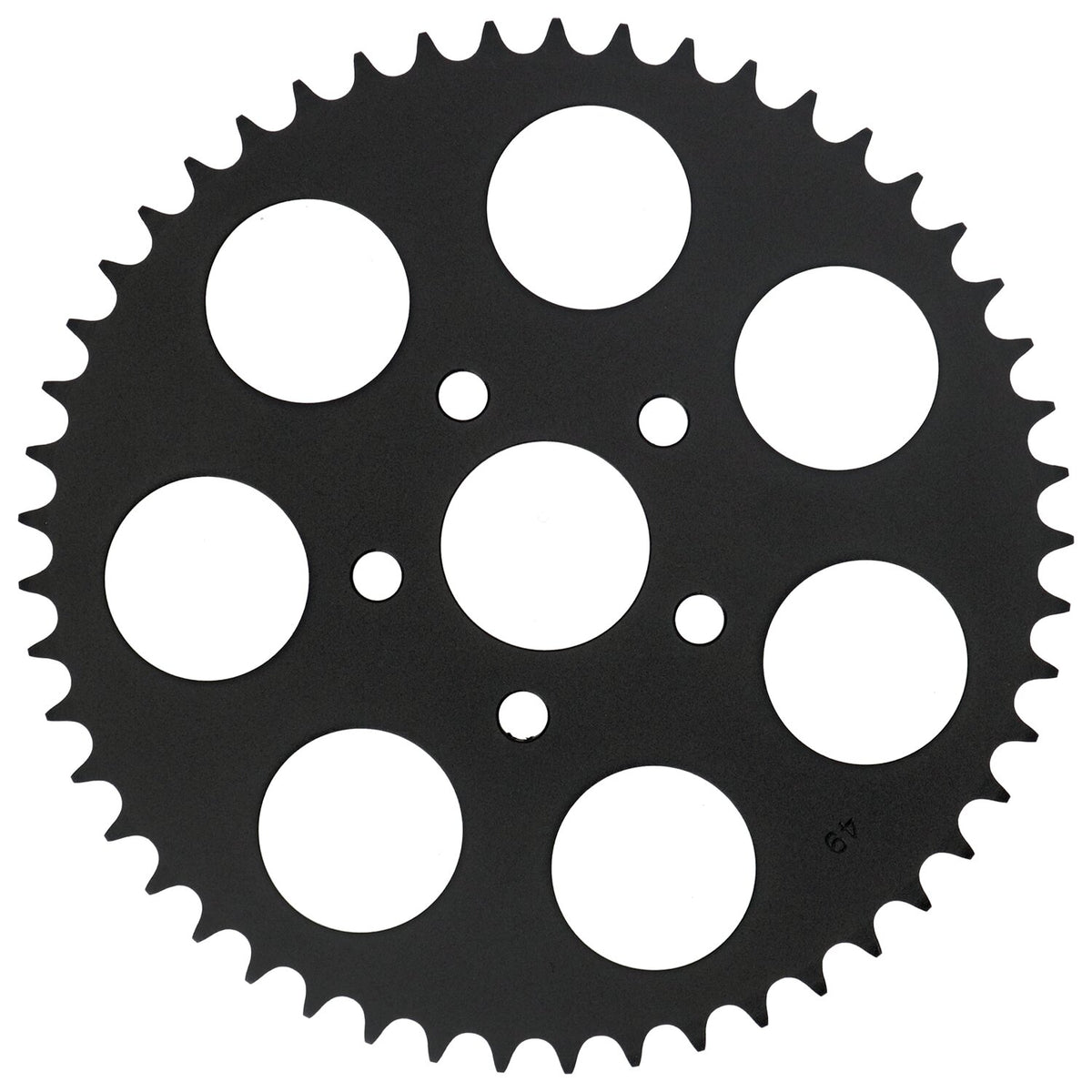 Chain conversion rear sprocket 49t. Black
