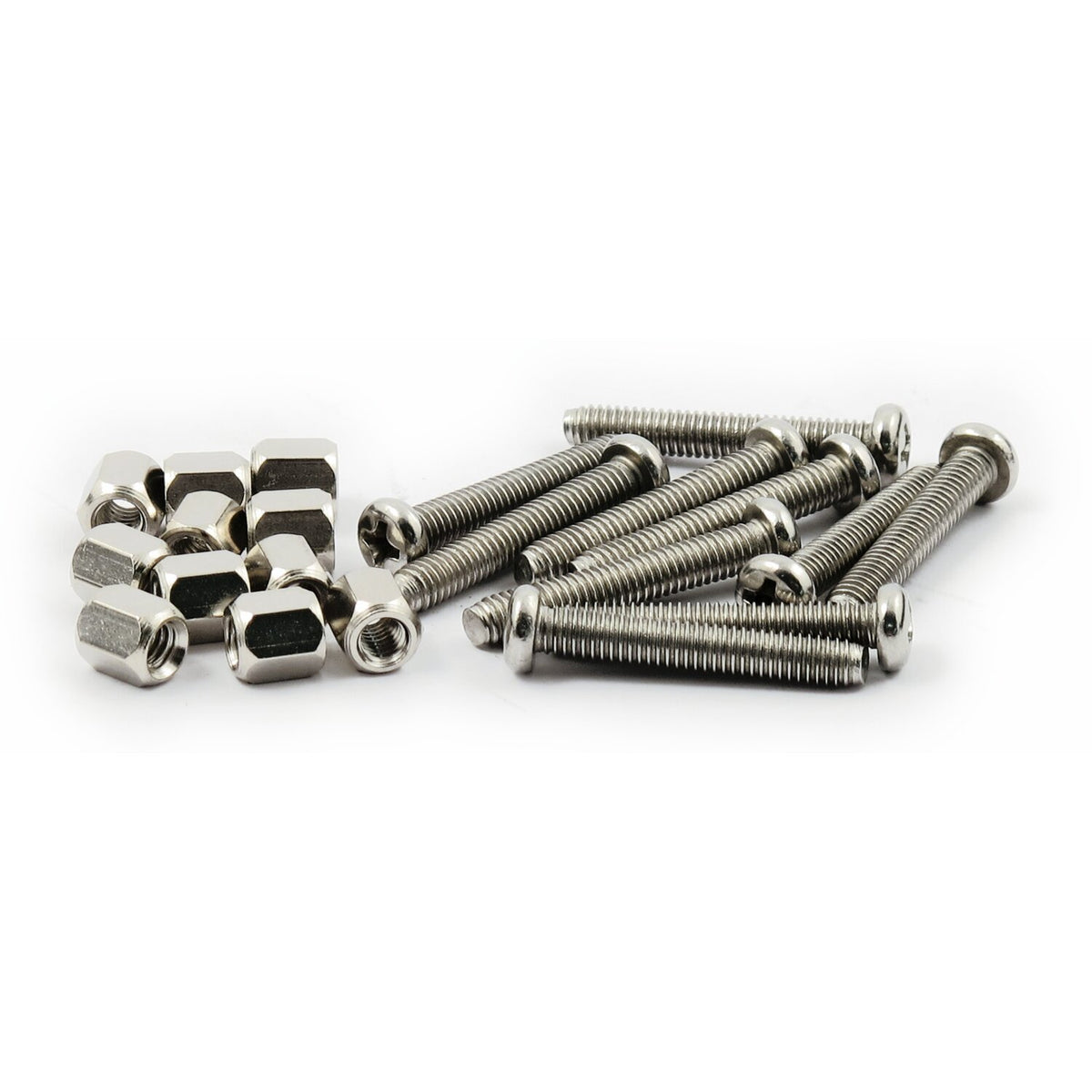 Trim ring screw kit, for Bates style headlamps. Chrome